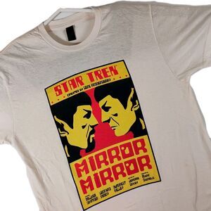 Star Trek Mr. Spock Mirror Mirror Retro Style T-Shirt by Loot Crate Mens Medium